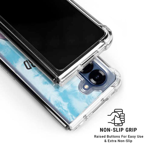 Disney Lilo and Stitch Stay Weird Galaxy Z Fold6 Clear Case